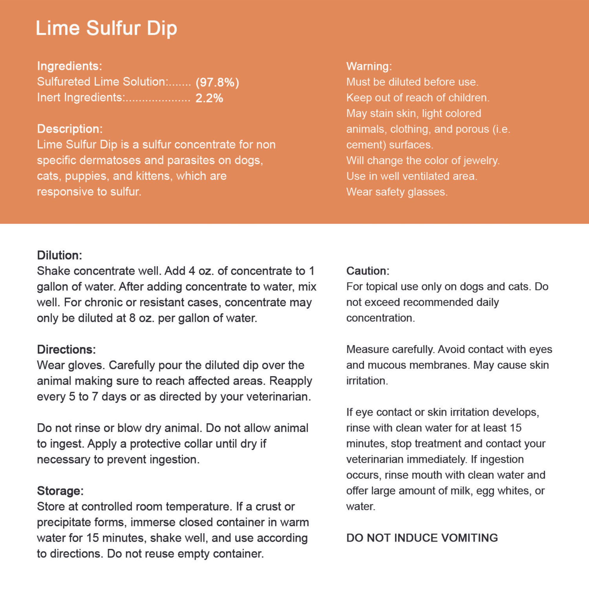 Lime Sulfur Dip - Spot