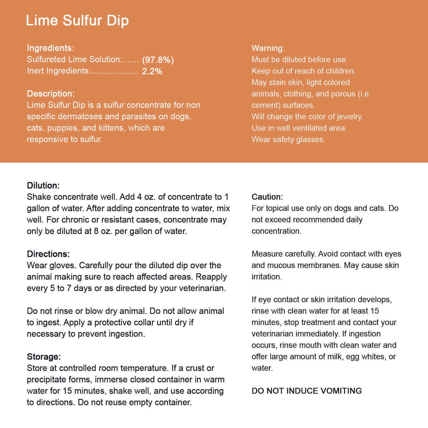 Lime Sulfur Dip - Spot
