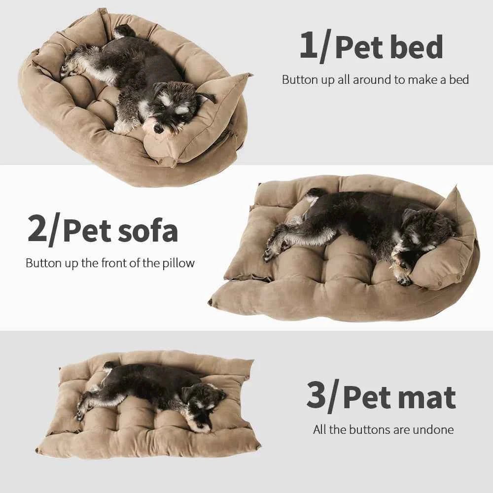 3-in-1 Multifunction Dog Bed Mat for Warm Winter Kennel by Souths Cheap Stuff