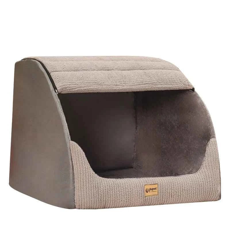 Golden Retriever Winter Dog Kennel Bed with Removable Cover - Medium to Large Breed by Souths Cheap Stuff