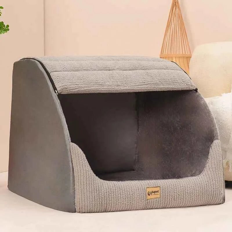 Golden Retriever Winter Dog Kennel Bed with Removable Cover - Medium to Large Breed by Souths Cheap Stuff