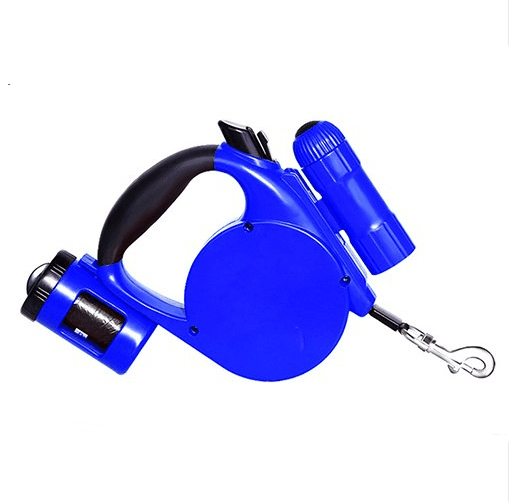Nightwalk 4.5M Led Light And Waste Bag Dispenser Retractable Dog Leash by Dog Hugs Cat