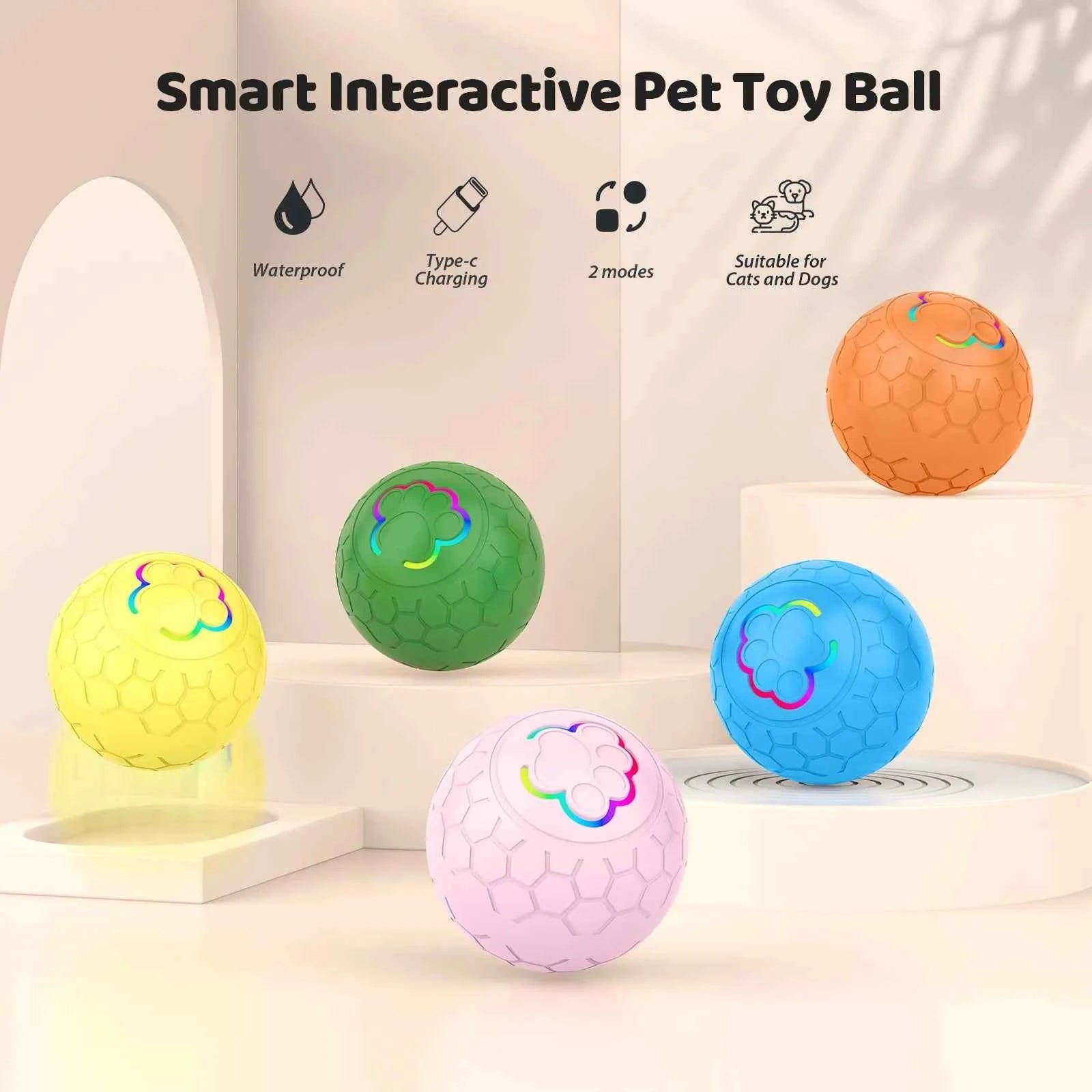 Electric Smart Dog Ball Toy Remote Control Interactive Training Bouncing Ball by Souths Cheap Stuff