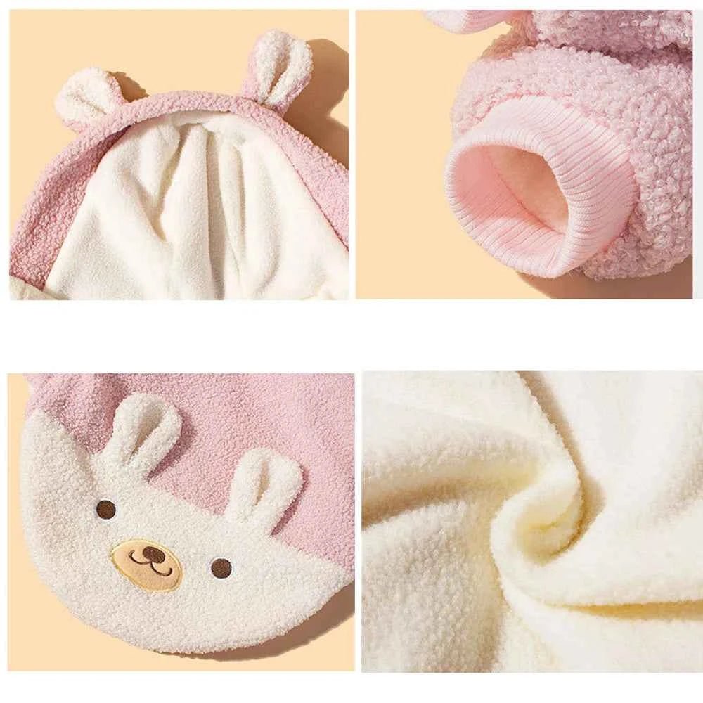 Cozy Plush Pet Coats: Autumn Winter Fleece Hoodies for Pets by Souths Cheap Stuff
