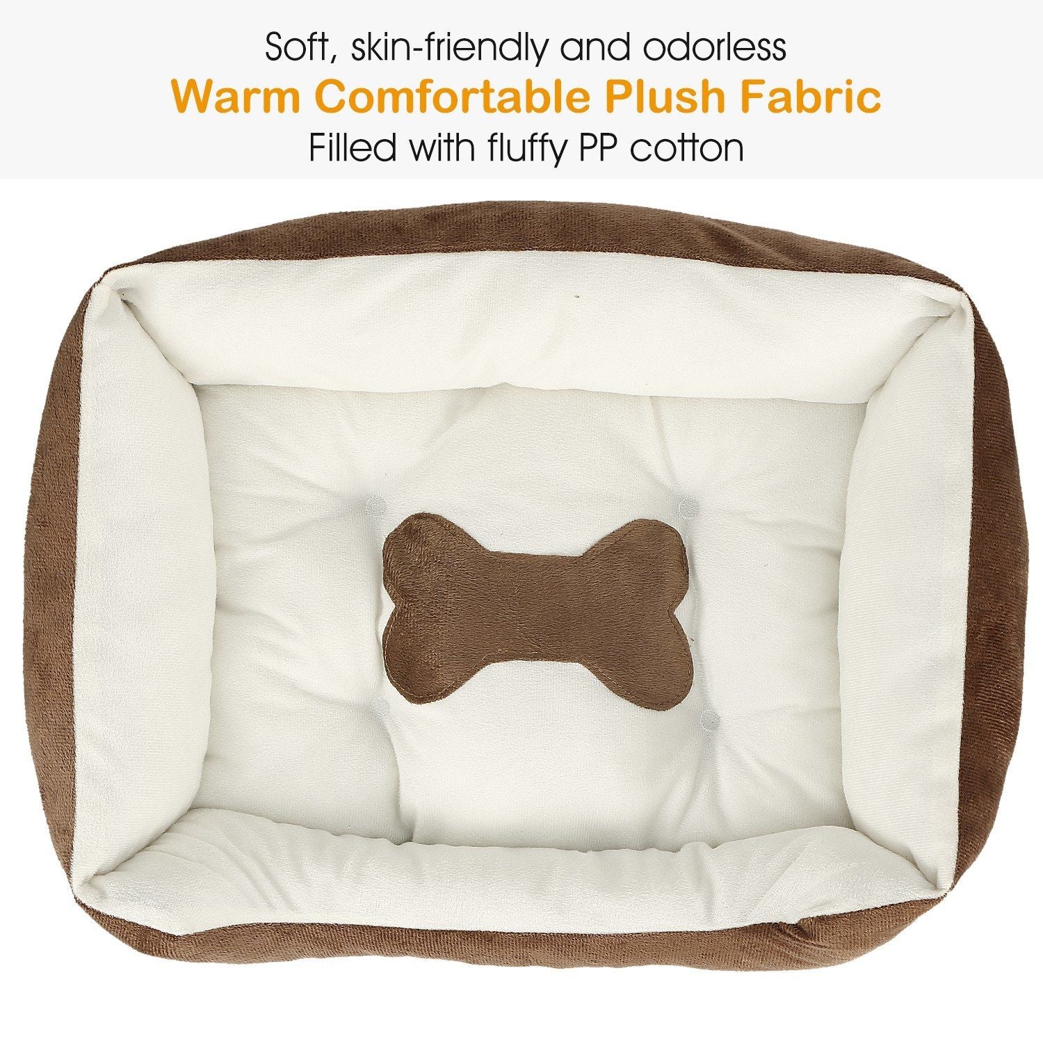 Pet Dog Bed Soft Warm Fleece Puppy Cat Bed Dog Cozy Nest Sofa Bed Cushion Mat XXL Size - Spot