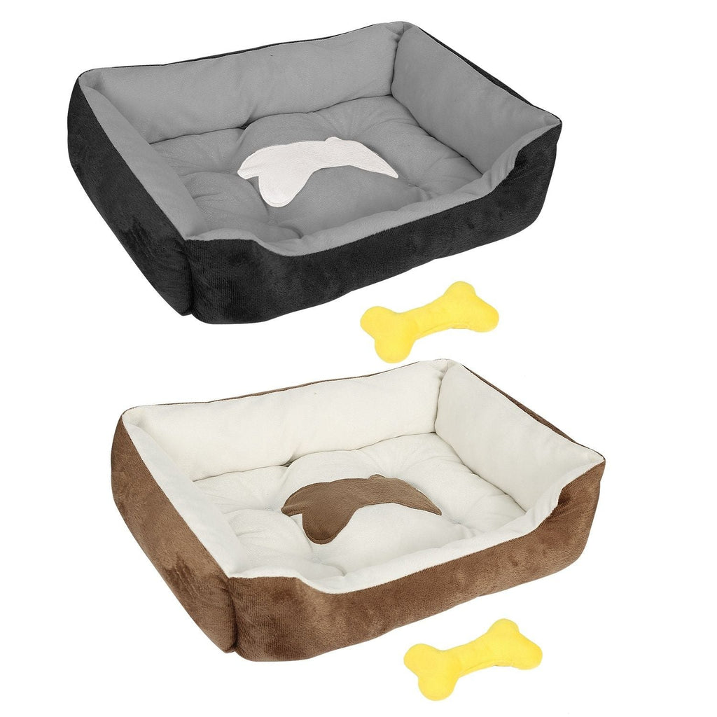 Pet Dog Bed Soft Warm Fleece Puppy Cat Bed Dog Cozy Nest Sofa Bed Cushion Mat XXL Size - Spot