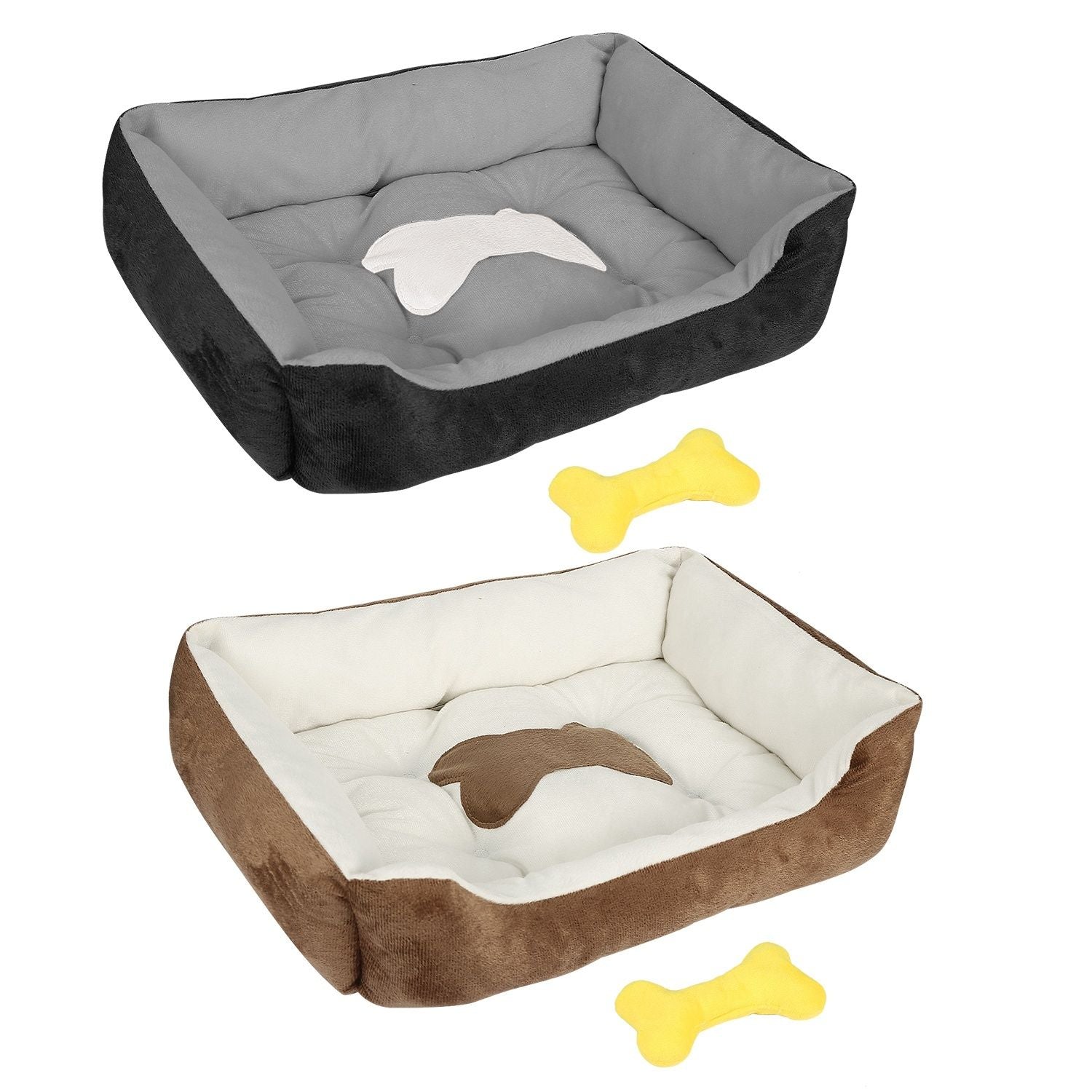 Pet Dog Bed Soft Warm Fleece Puppy Cat Bed Dog Cozy Nest Sofa Bed Cushion Mat XXL Size - Spot