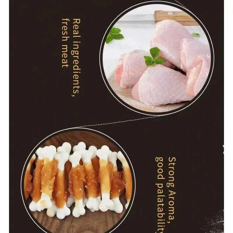 Multi Flavor Dog Treats for Teeth Cleaning, High Protein Snacks by Souths Cheap Stuff