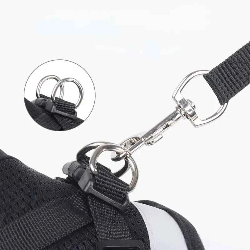 Breathable Mesh Dog Harness with Adjustable Leash & Reflective Collar by Souths Cheap Stuff