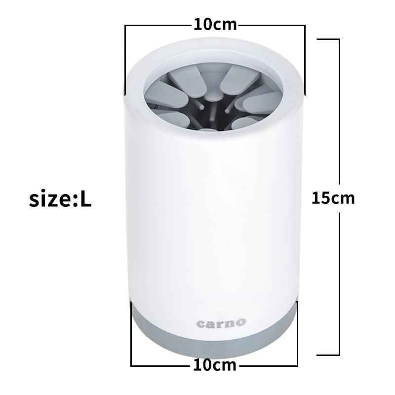 Portable Pet Paw Cleaner Cup With Soft Silicone Comb - shop_name pets petsupplys