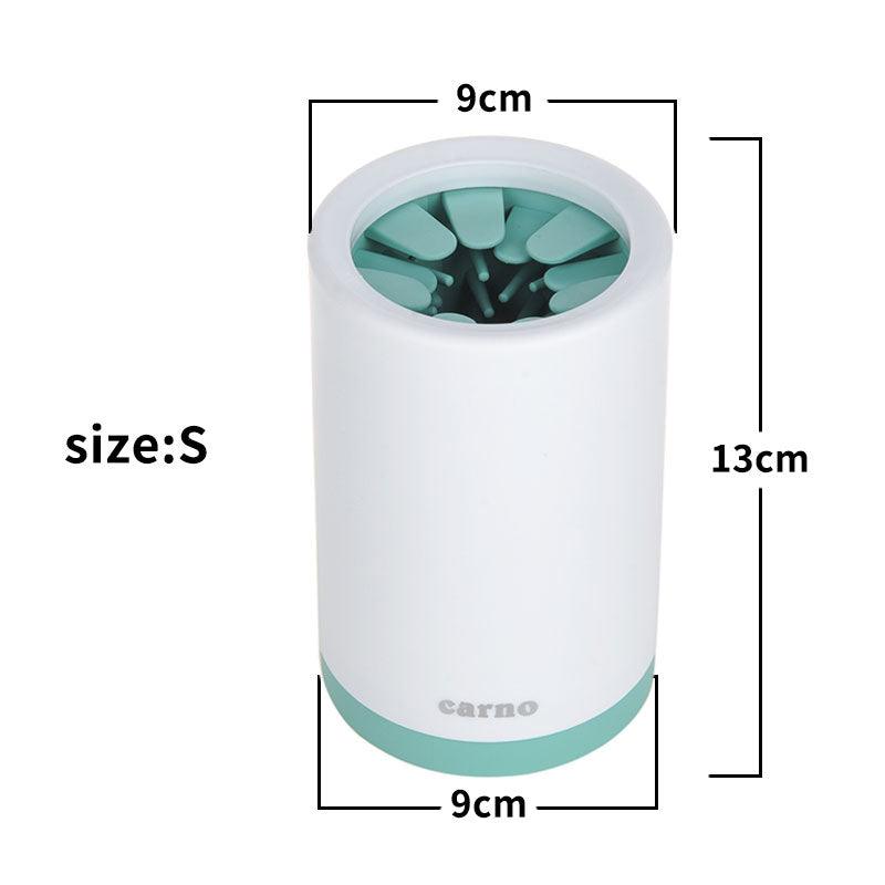 Portable Pet Paw Cleaner Cup With Soft Silicone Comb - shop_name pets petsupplys