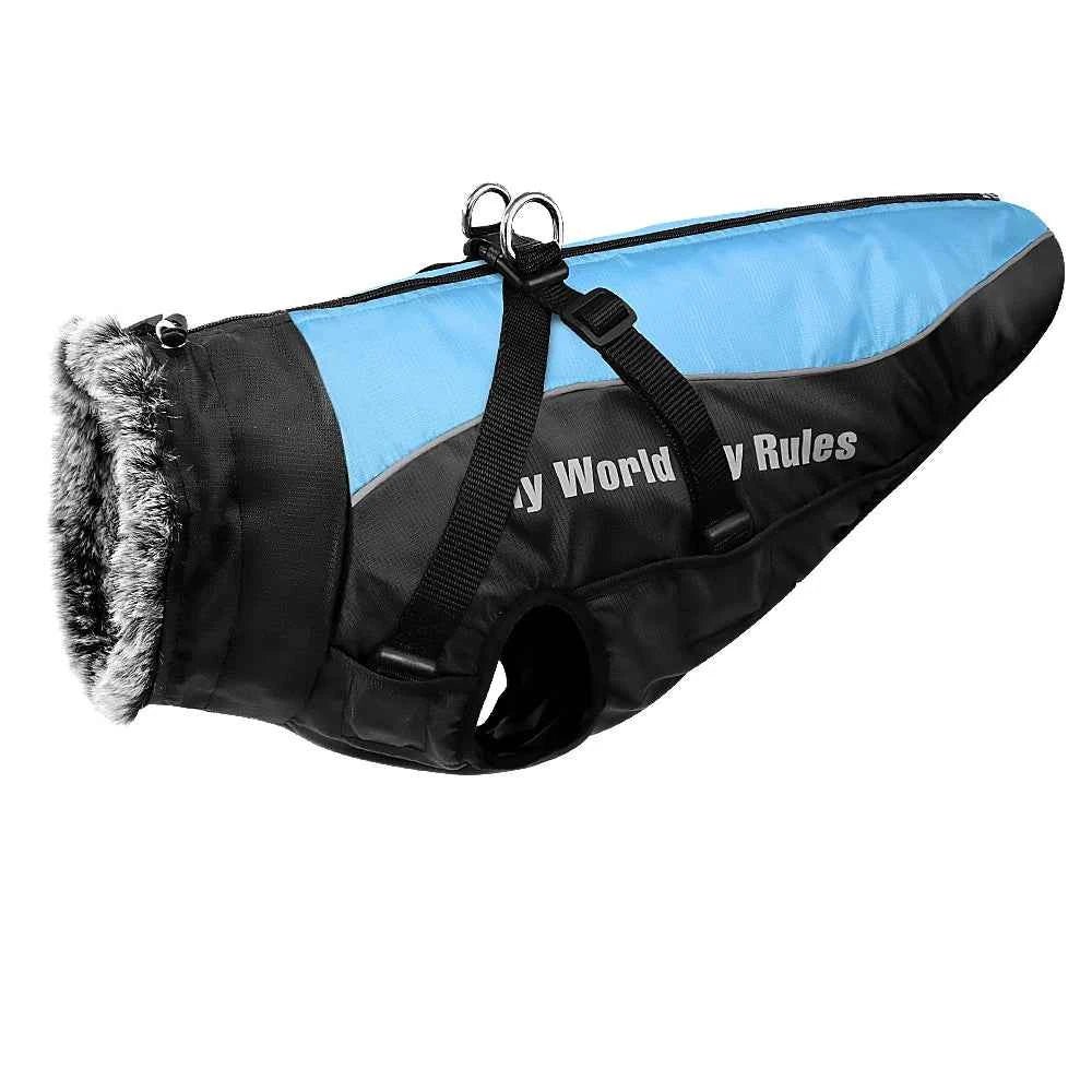 Waterproof Dog Jacket with Built-In Harness for Big Dogs by Souths Cheap Stuff