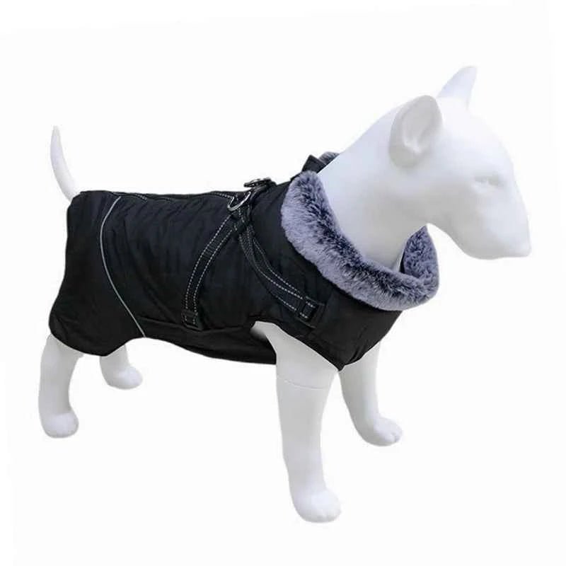 Waterproof Dog Jacket with Harness Winter Coat for Medium Large Breeds by Souths Cheap Stuff